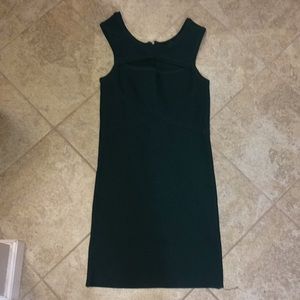 Green bandage body con dress
